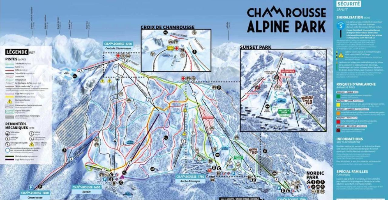 Pied De Piste Leilighet Chamrousse Eksteriør bilde